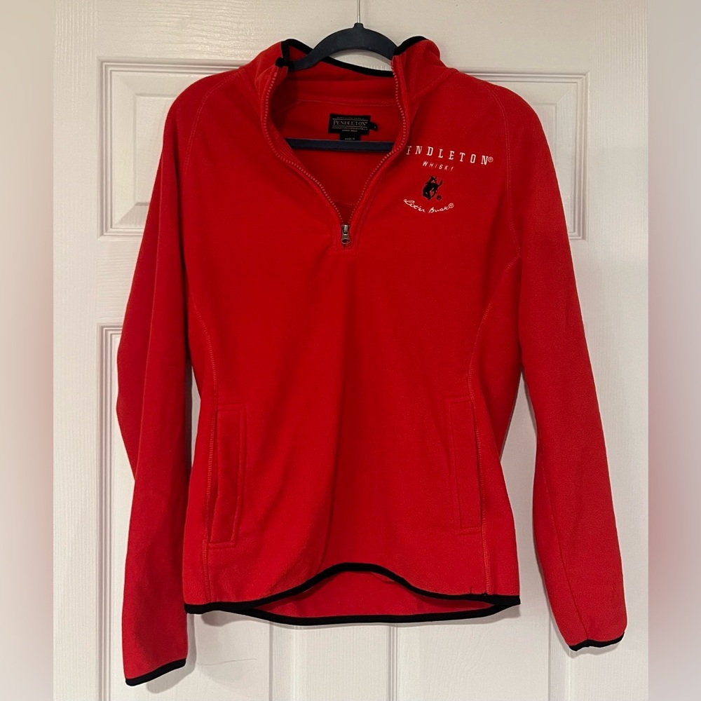 Pendleton Red Half-Zip Jacket